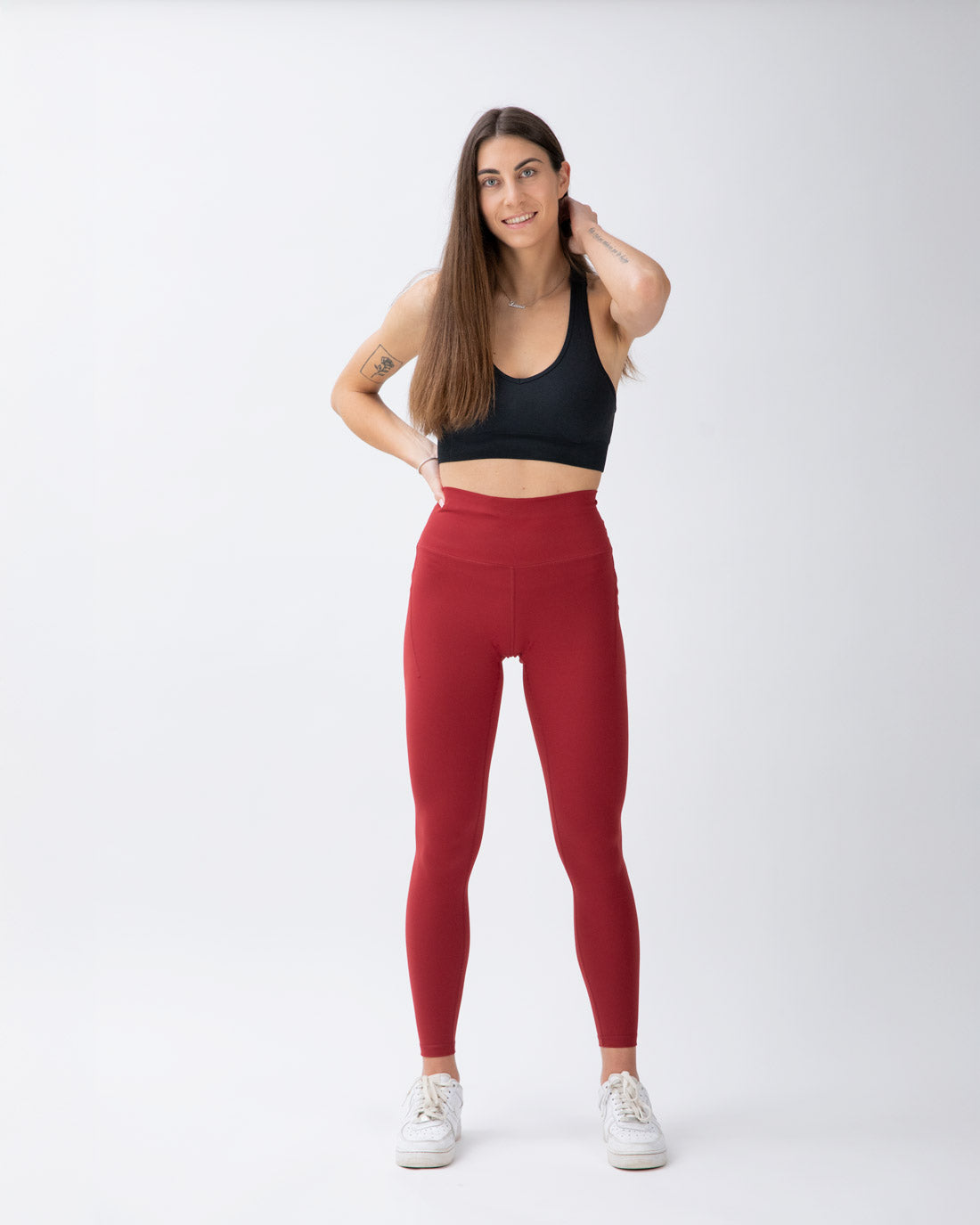 Aero Leggings with pockets Merlot