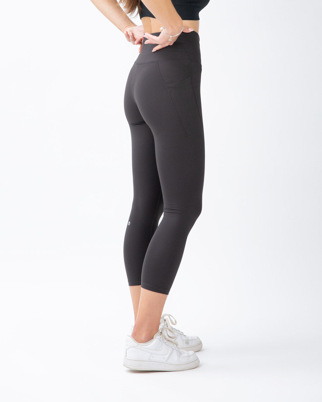 Aero Leggings With Pockets 7/8 Black