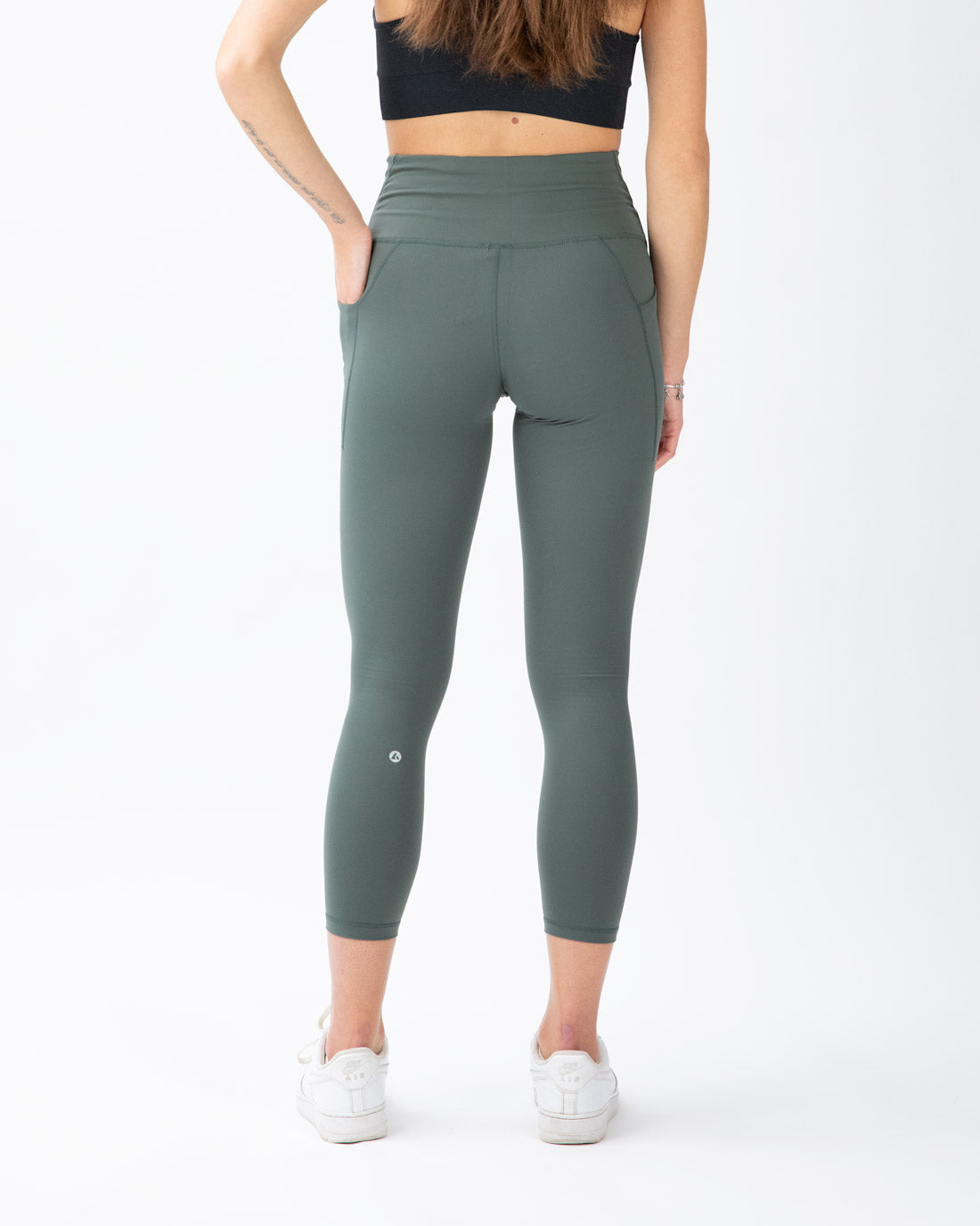 Aero Leggings with pockets 7/8 Dark Forest