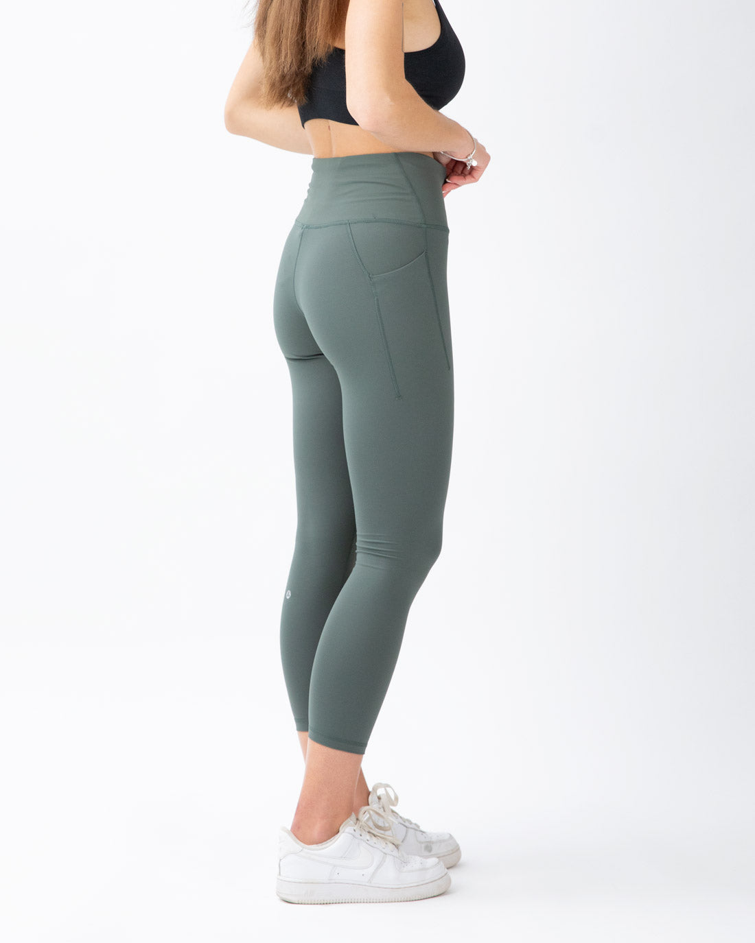 Aero Leggings with pockets 7/8 Dark Forest