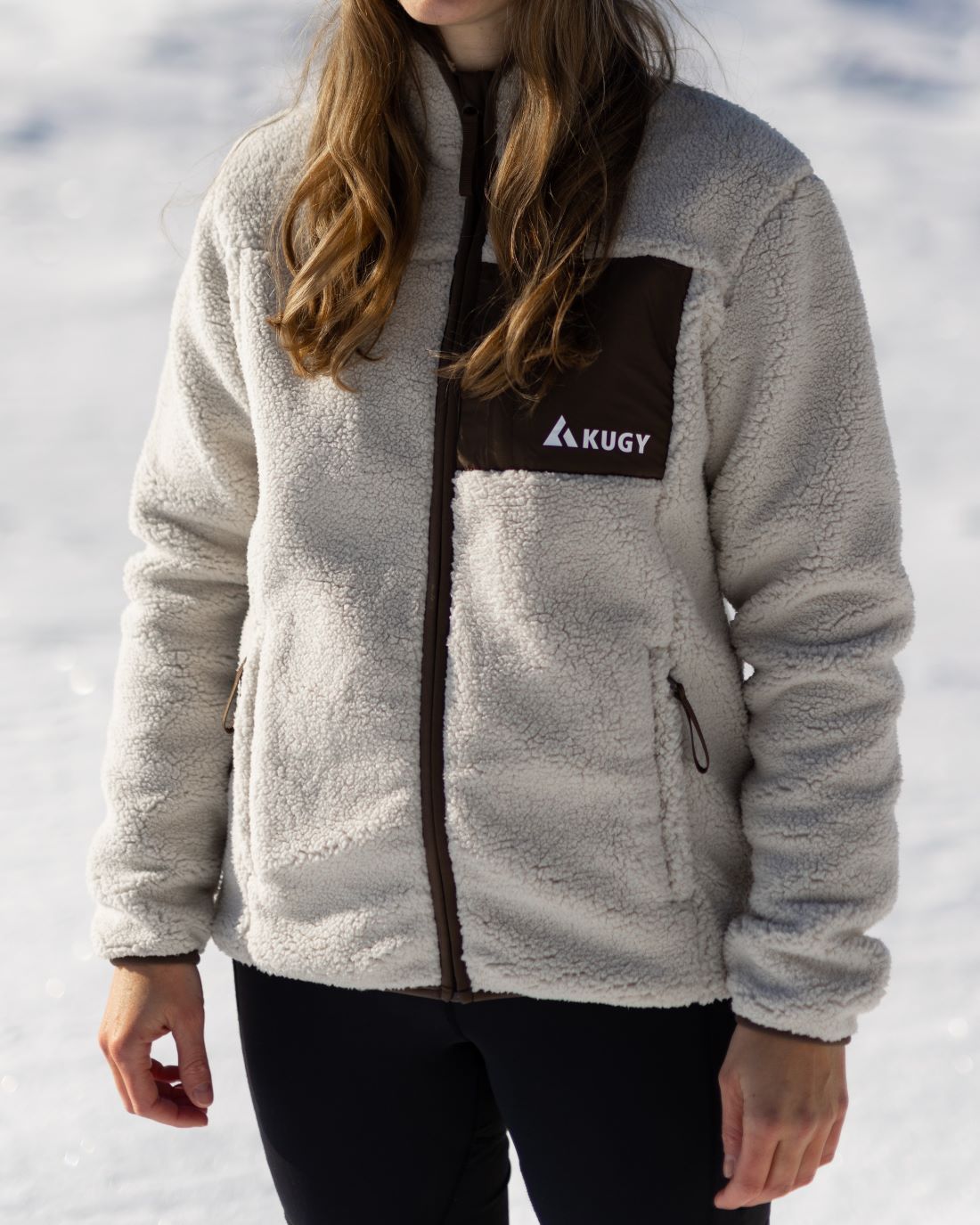 Women Sherpa Fleece Alpine Brown